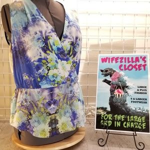 NWT Antonio Melani Silk Sleeveless Blouse